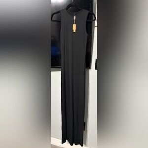 SKIMS Black Maxi Dress